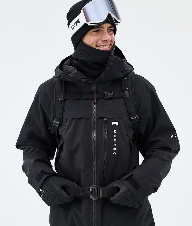 Montec Oracle Snowboardjacke Herren Black, Image 5 of 10