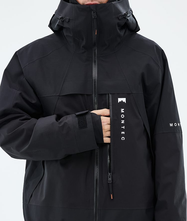 Montec Oracle Snowboardjacke Herren Black, Image 9 of 10