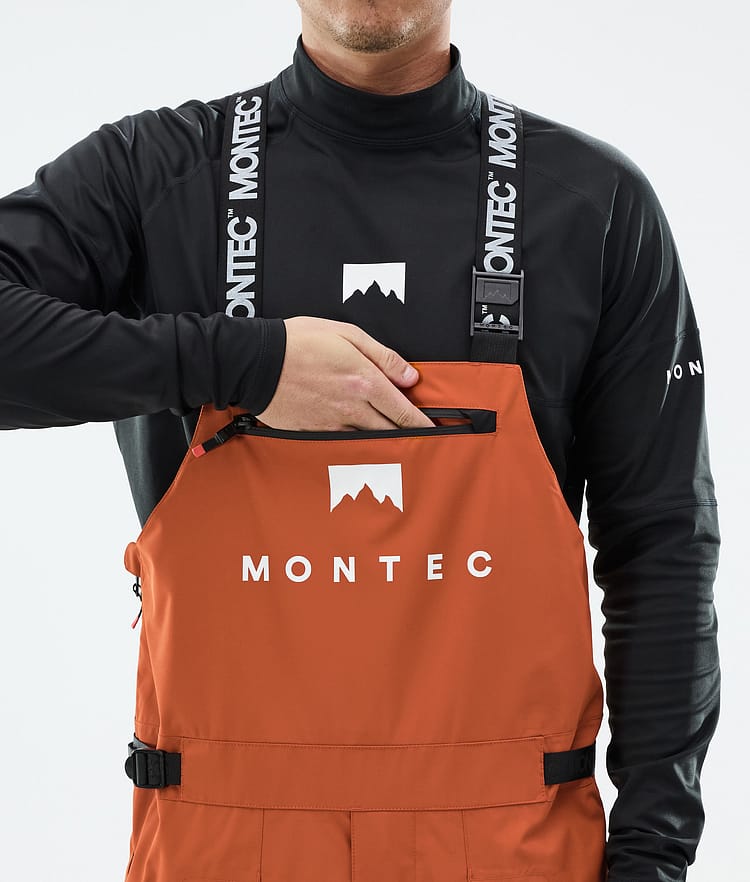 Montec Arch Skihose Herren Burned Orange/Black, Bild 5 von 6