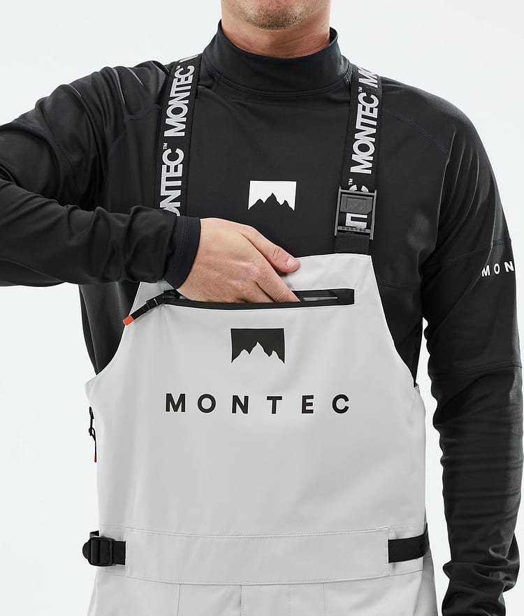 Montec Arch Snowboardhose Herren Light Grey/Black, Bild 5 von 6