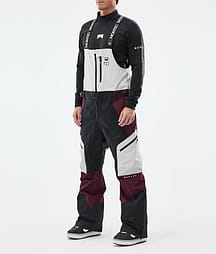 Montec Dozer 25 Snowboardhose Herren Light Grey/Black/Burgundy