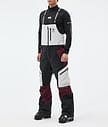 Montec Dozer Skihose Herren Light Grey/Black/Burgundy
