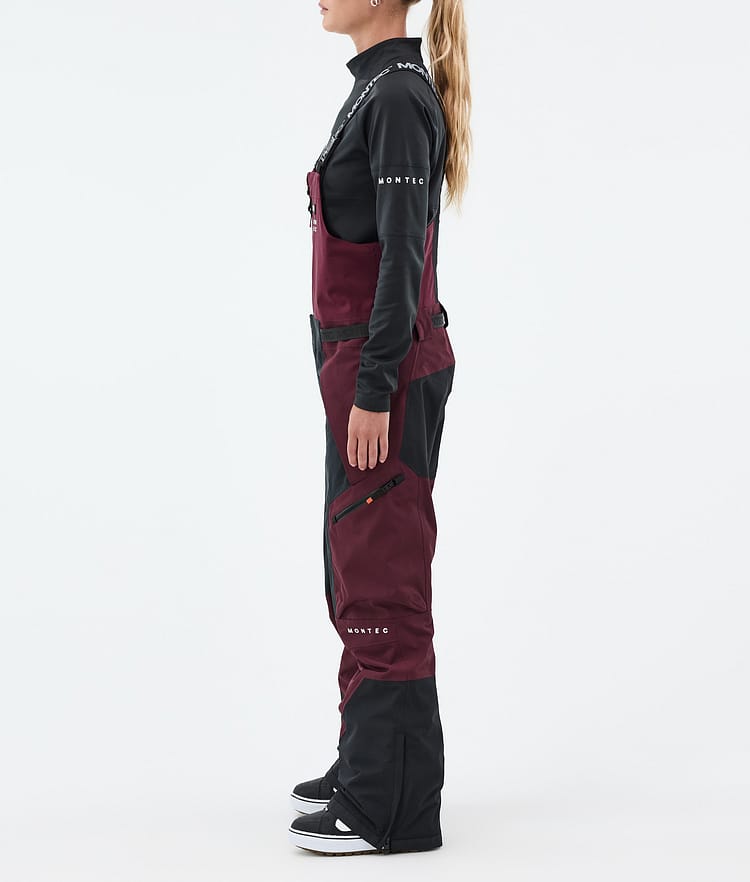 Montec Dozer W Snowboardhose Damen Burgundy/Black, Bild 2 von 6