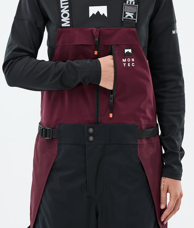 Montec Dozer W Skihose Damen Burgundy/Black, Bild 5 von 6