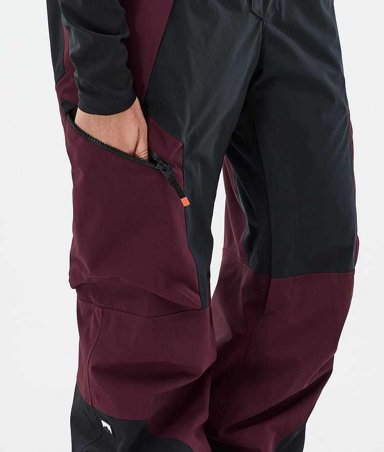 Montec Dozer W Snowboardhose Damen Burgundy/Black, Bild 6 von 6