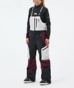 Montec Dozer W Snowboardhose Damen Light Grey/Black/Burgundy