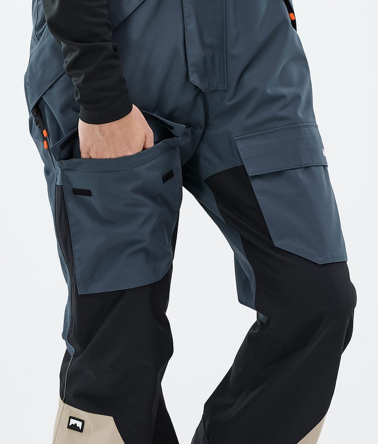 Montec Fawk Snowboardhose Herren Metal Blue/Black/Sand, Bild 6 von 6