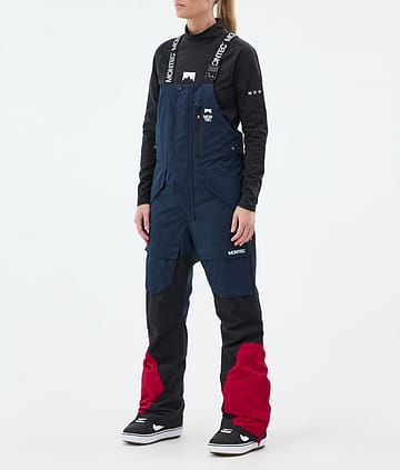 Montec Fawk W Snowboardhose Damen Dark Blue/Black/Deep Red