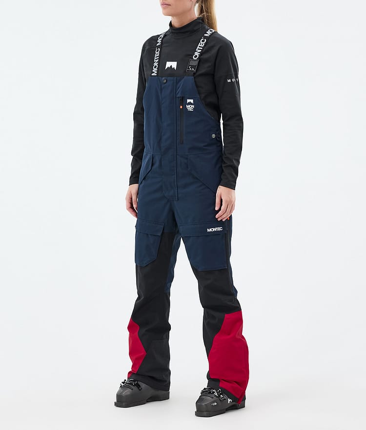 Montec Fawk W Skihose Damen Dark Blue/Black/Deep Red, Bild 1 von 6