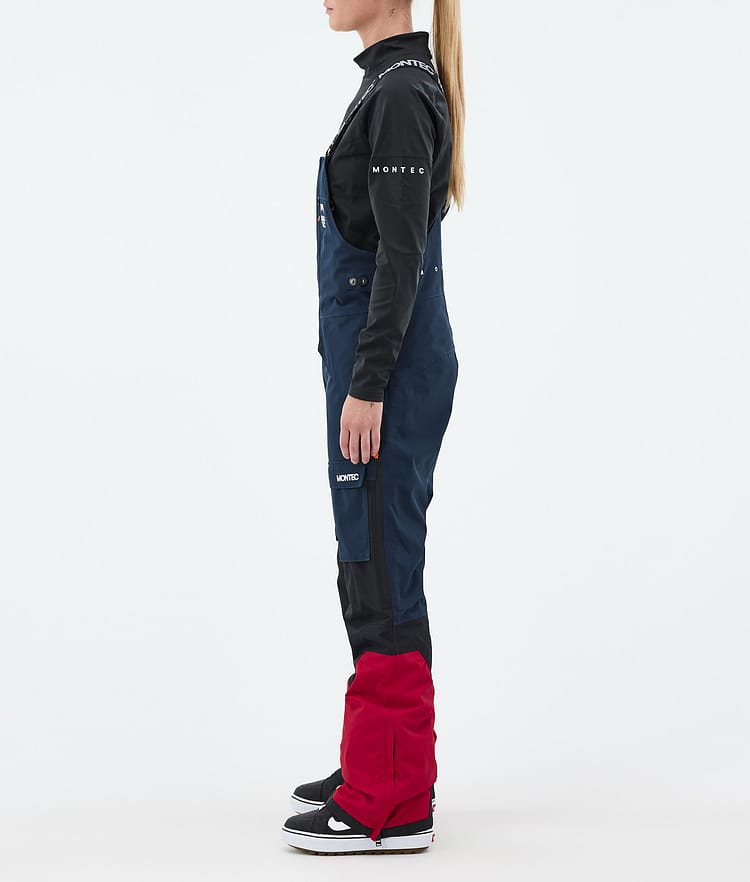Montec Fawk W Snowboardhose Damen Dark Blue/Black/Deep Red, Bild 2 von 6
