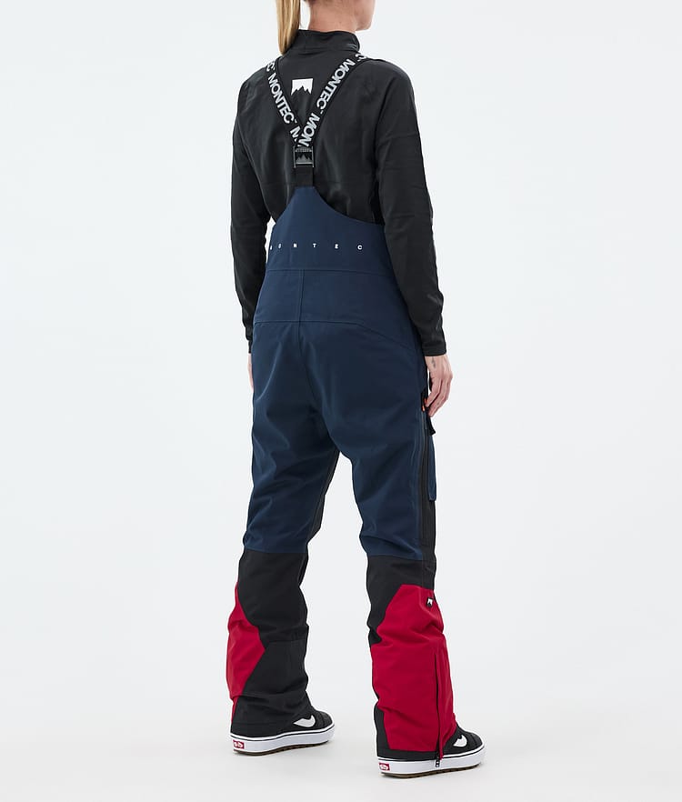 Montec Fawk W Snowboardhose Damen Dark Blue/Black/Deep Red, Bild 3 von 6