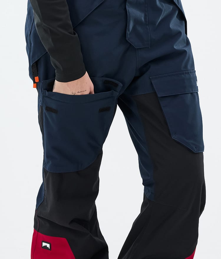 Montec Fawk W Skihose Damen Dark Blue/Black/Deep Red, Bild 6 von 6