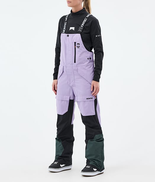 Montec Fawk W Snowboardhose Damen Faded Violet/Black/Dark Atlantic