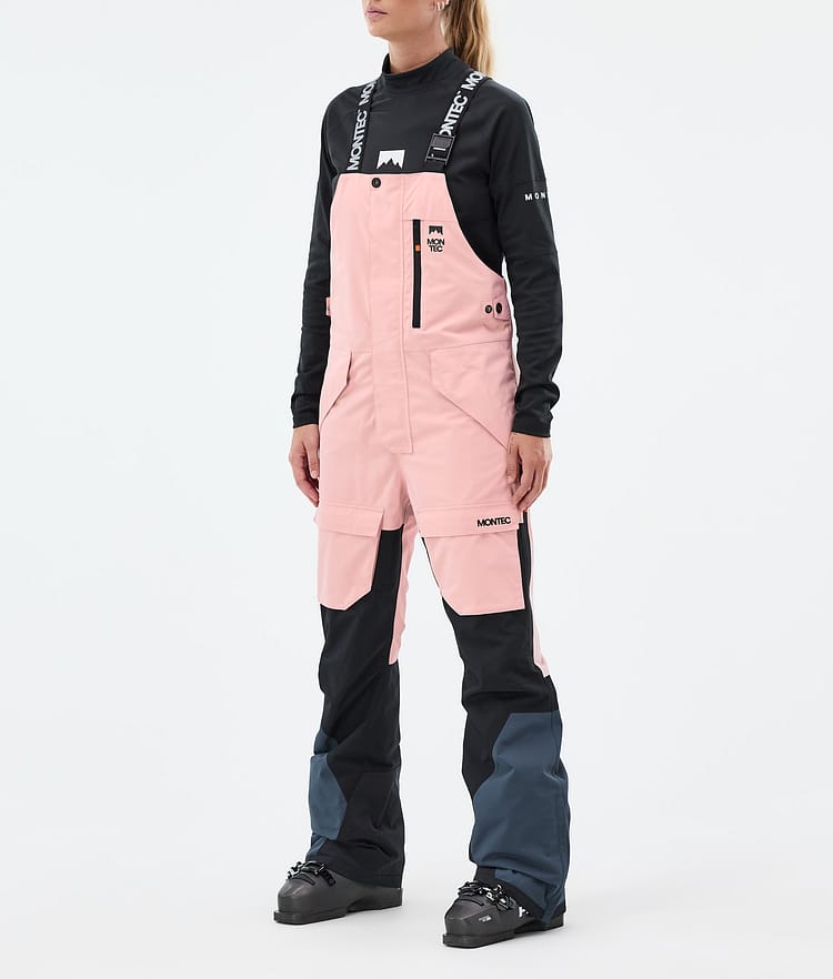 Montec Fawk W Skihose Damen Soft Pink/Black/Metal Blue, Bild 1 von 7