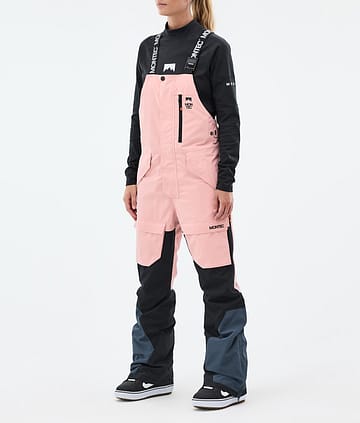 Montec Fawk W Snowboardhose Damen Soft Pink/Black/Metal Blue