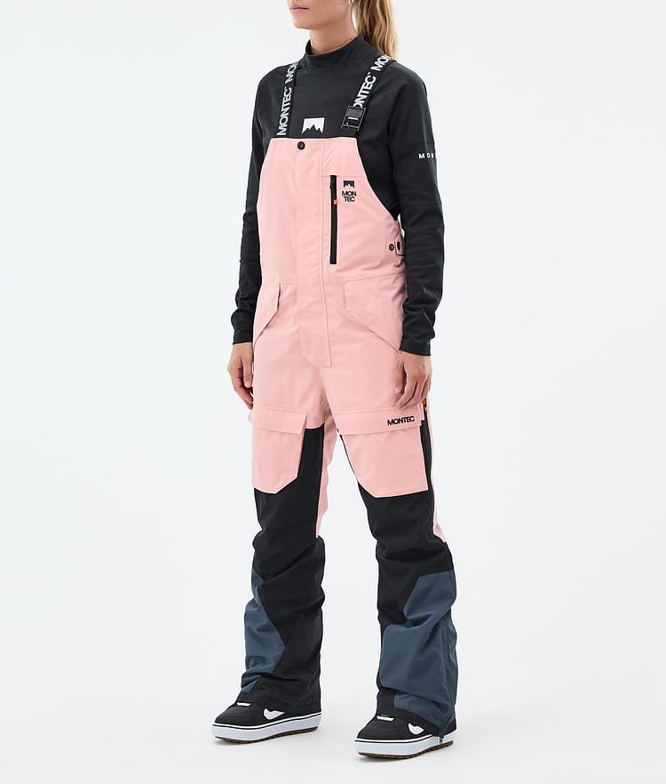 Montec Fawk W Snowboardhose Damen Soft Pink/Black/Metal Blue, Bild 1 von 7