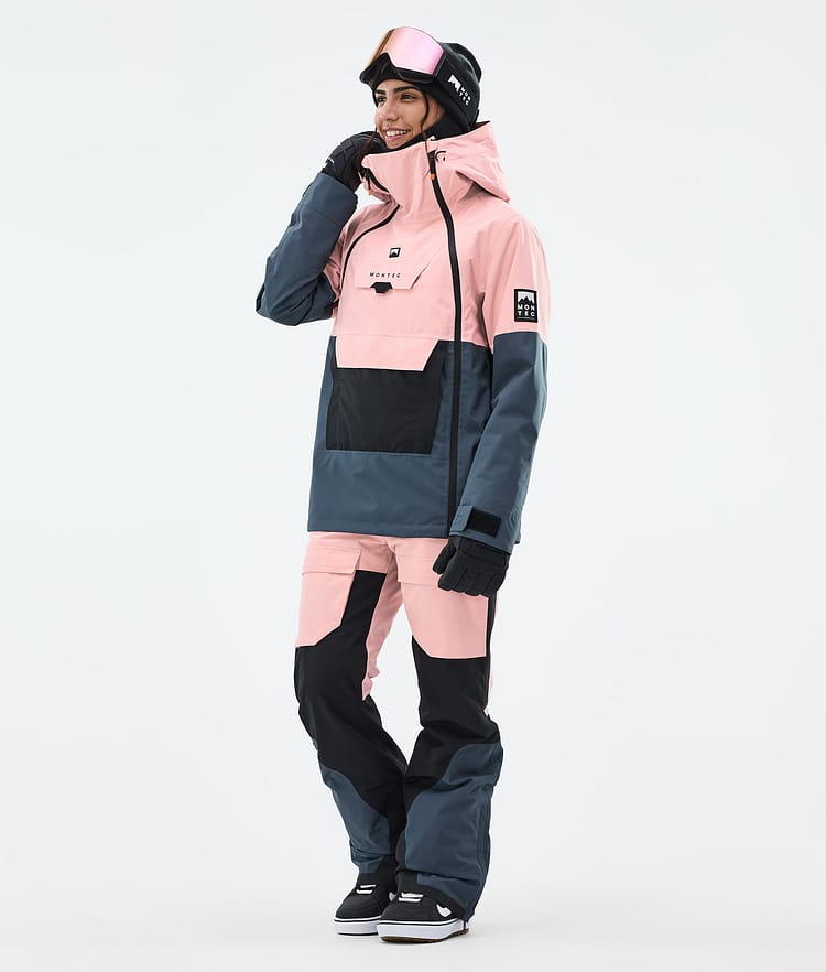 Montec Fawk W Snowboardhose Damen Soft Pink/Black/Metal Blue, Bild 2 von 7