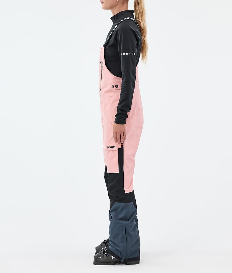 Montec Fawk W Skihose Damen Soft Pink/Black/Metal Blue, Bild 3 von 7