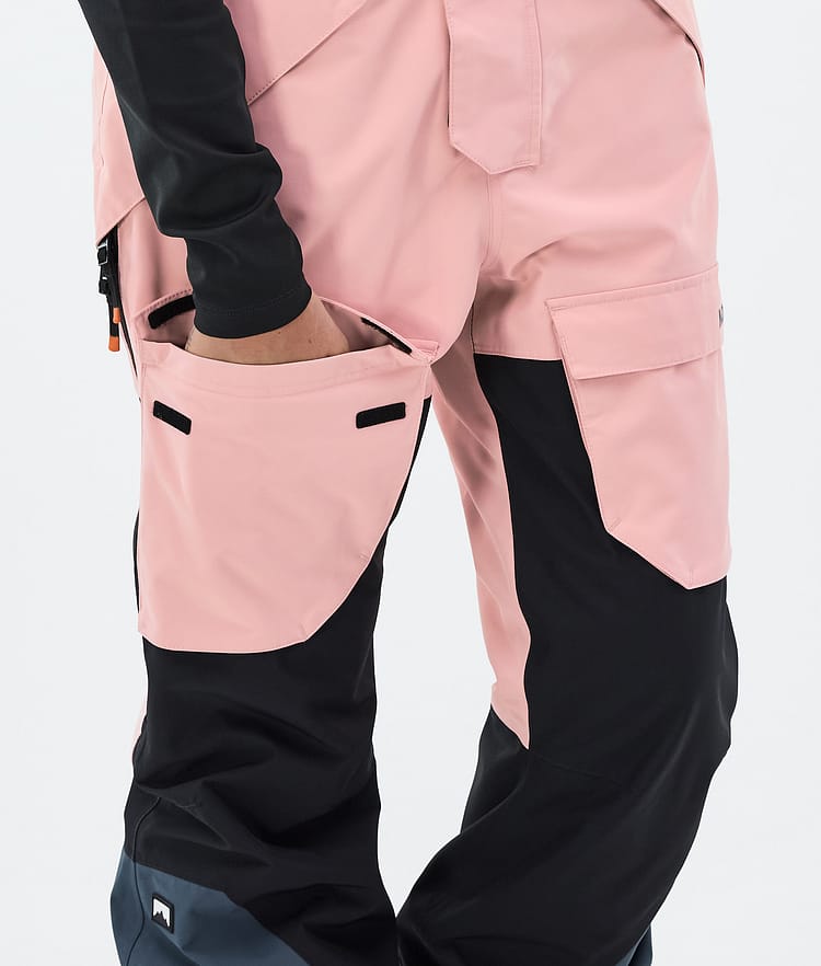 Montec Fawk W Snowboardhose Damen Soft Pink/Black/Metal Blue, Bild 7 von 7