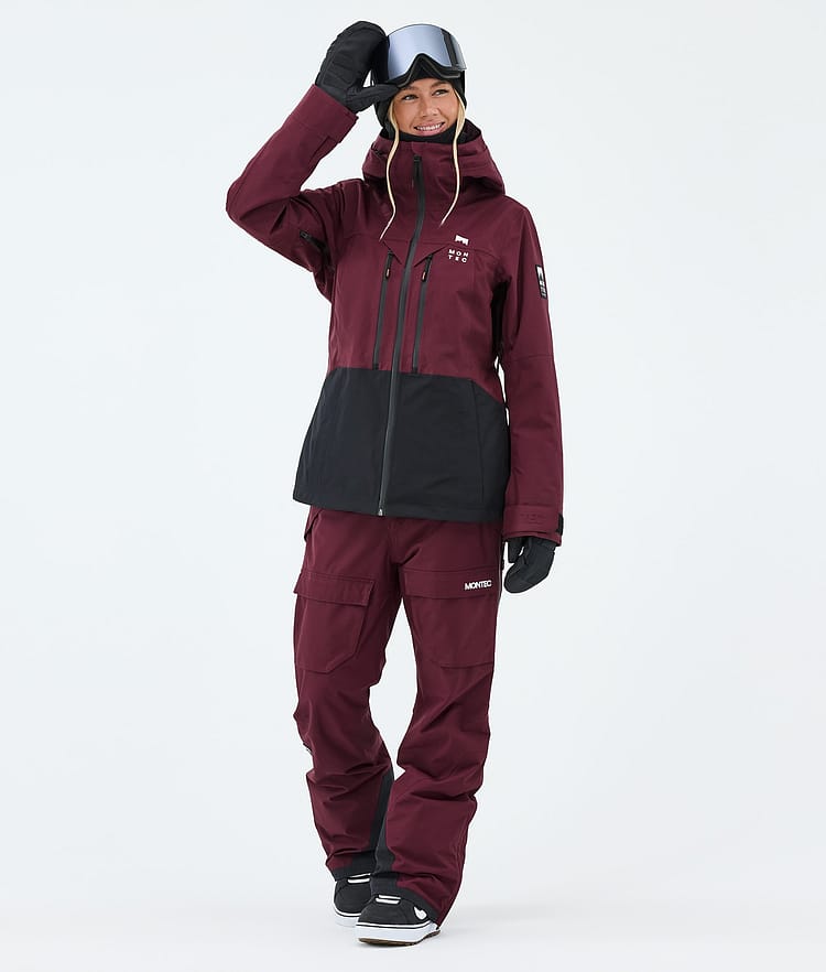 Montec Kirin W Snowboardhose Damen Burgundy, Image 2 of 6