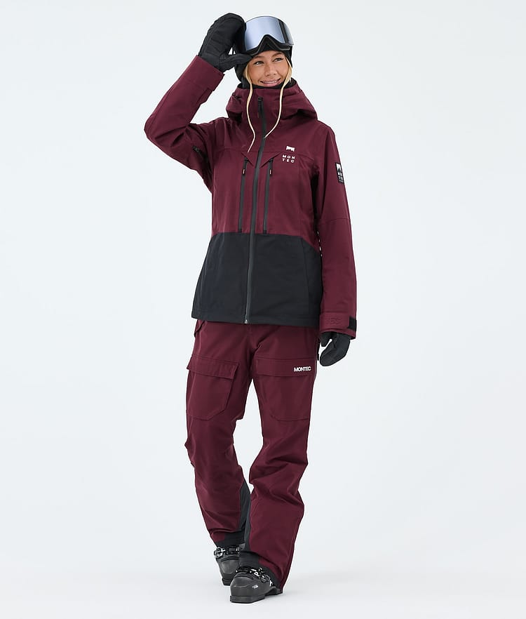 Montec Kirin W Skihose Damen Burgundy, Bild 2 von 6