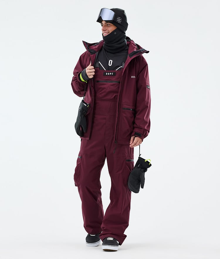 Dope Vertex Snowboardhose Herren Burgundy, Bild 2 von 7