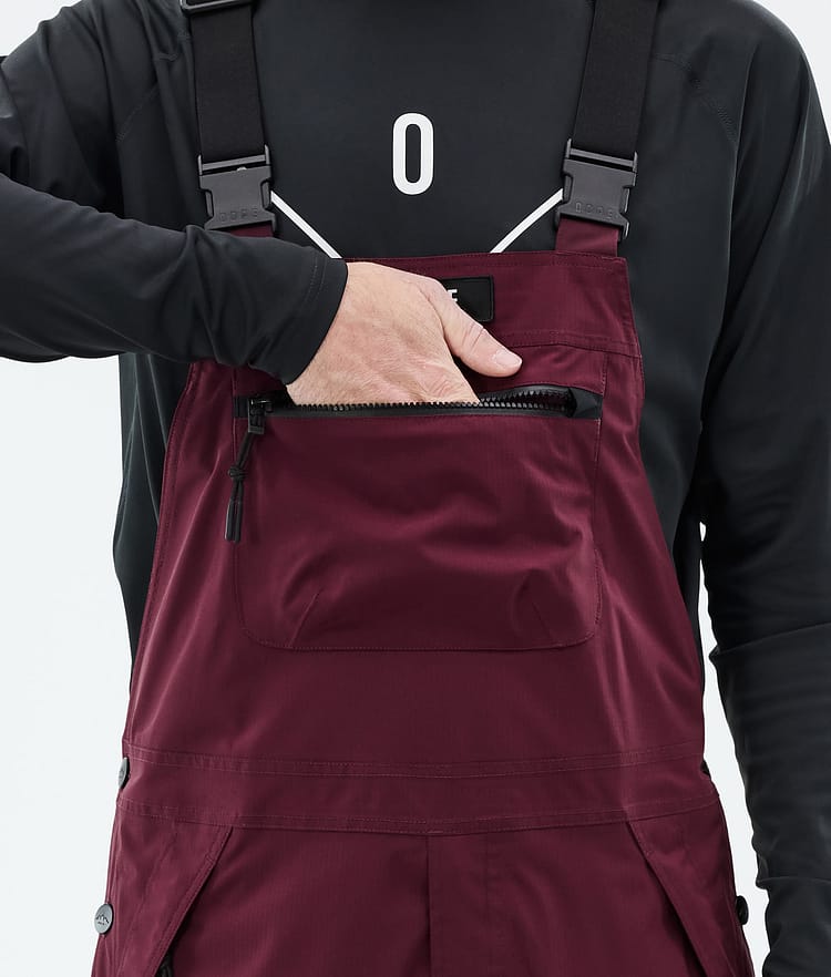 Dope Vertex Snowboardhose Herren Burgundy, Bild 6 von 7