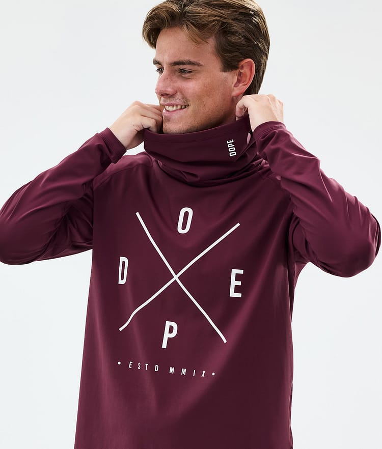 Dope Snuggle Funktionsshirt Herren 2X-Up Burgundy, Bild 2 von 7