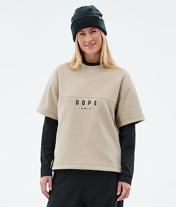 Dope Forge W Fleecepullover Damen Sand