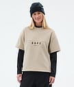 Dope Forge W Fleecepullover Damen Sand