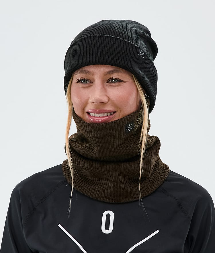 Dope 2X-Up Knitted Schlauchtuch Dark Brown, Bild 3 von 3