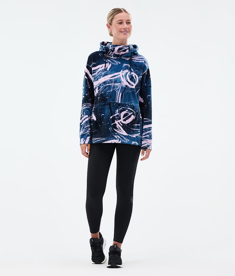 Dope Cozy II W Fleece Hoodie Damen Carvings Pink, Bild 3 von 7