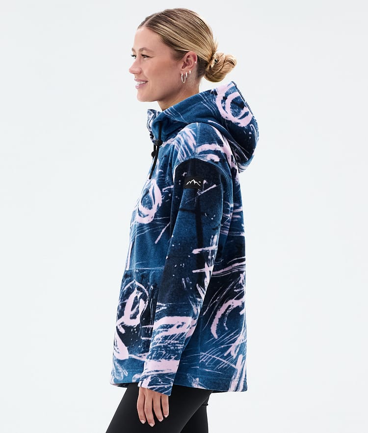 Dope Cozy II W Fleece Hoodie Damen Carvings Pink, Bild 5 von 7