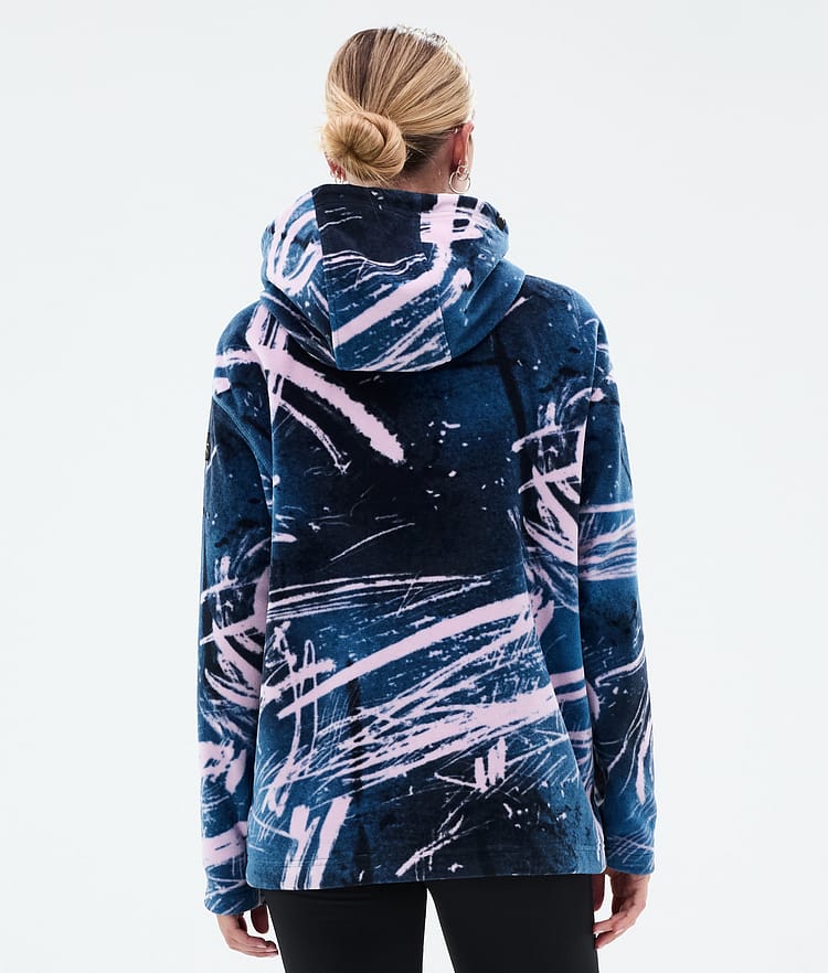Dope Cozy II W Fleece Hoodie Damen Carvings Pink, Bild 6 von 7