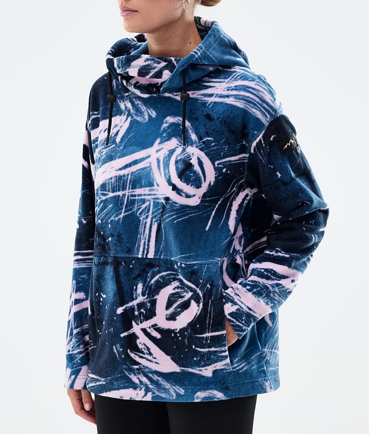 Dope Cozy II W Fleece Hoodie Damen Carvings Pink, Bild 7 von 7
