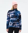 Dope Comfy W Fleecepullover Damen Carvings Pink