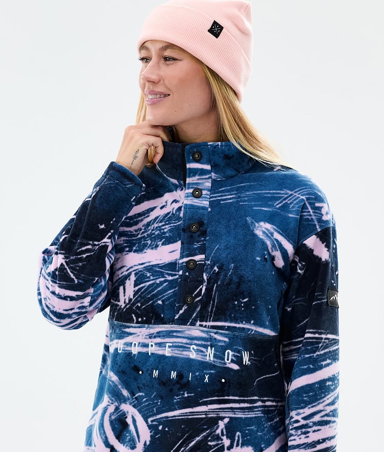 Dope Comfy W Fleecepullover Damen Carvings Pink, Bild 2 von 6
