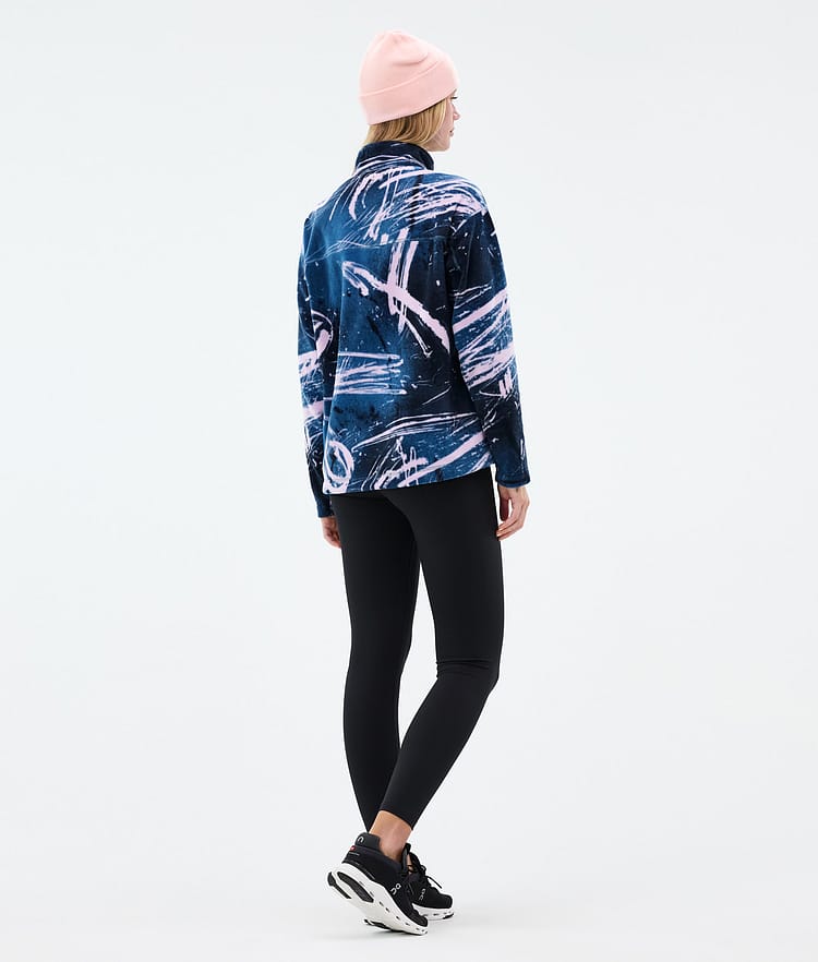 Dope Comfy W Fleecepullover Damen Carvings Pink, Bild 4 von 6