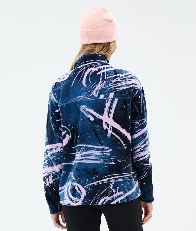 Dope Comfy W Fleecepullover Damen Carvings Pink, Bild 6 von 6