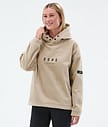 Dope Sublime W Fleece Hoodie Damen Sand
