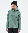 Dope Sublime W Fleece Hoodie Damen Faded Green