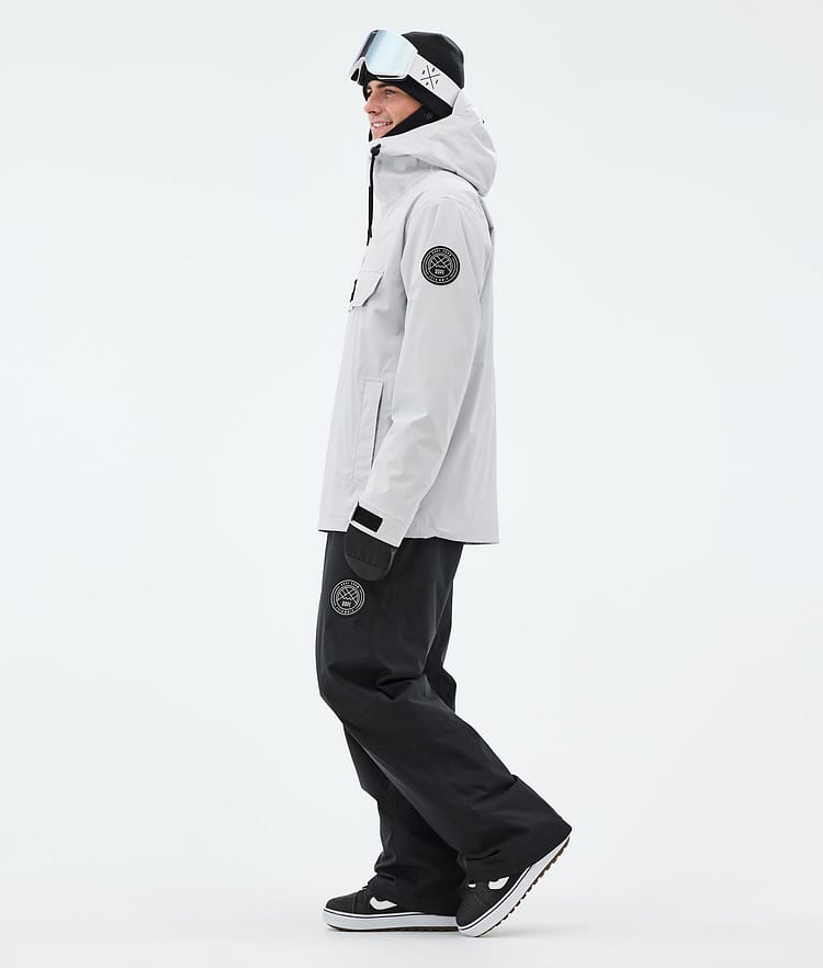 Dope Blizzard Snowboardjacke Herren Light Grey, Bild 3 von 8