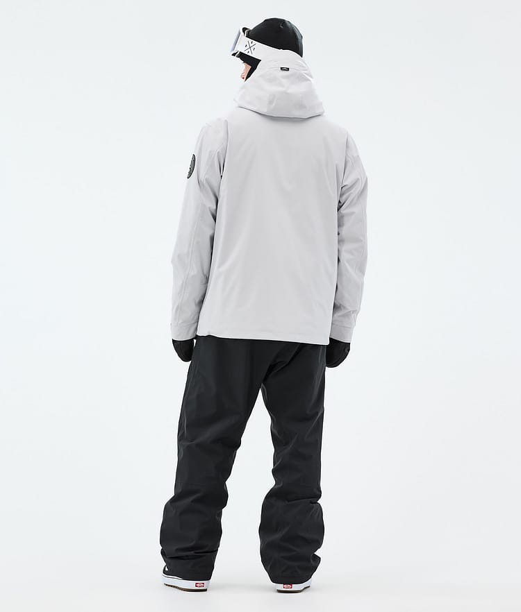 Dope Blizzard Snowboardjacke Herren Light Grey, Bild 4 von 8