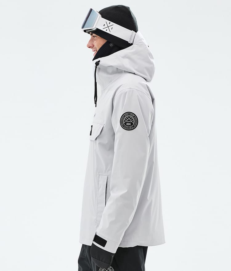 Dope Blizzard Snowboardjacke Herren Light Grey, Bild 5 von 8