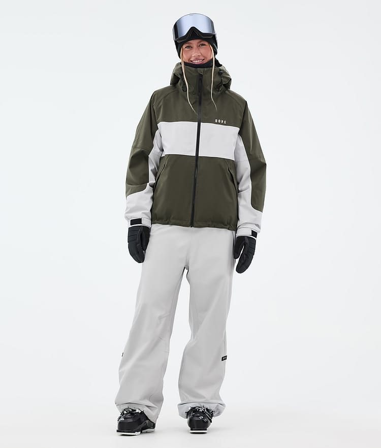 Dope Big W Skihose Damen Light Grey, Bild 2 von 5