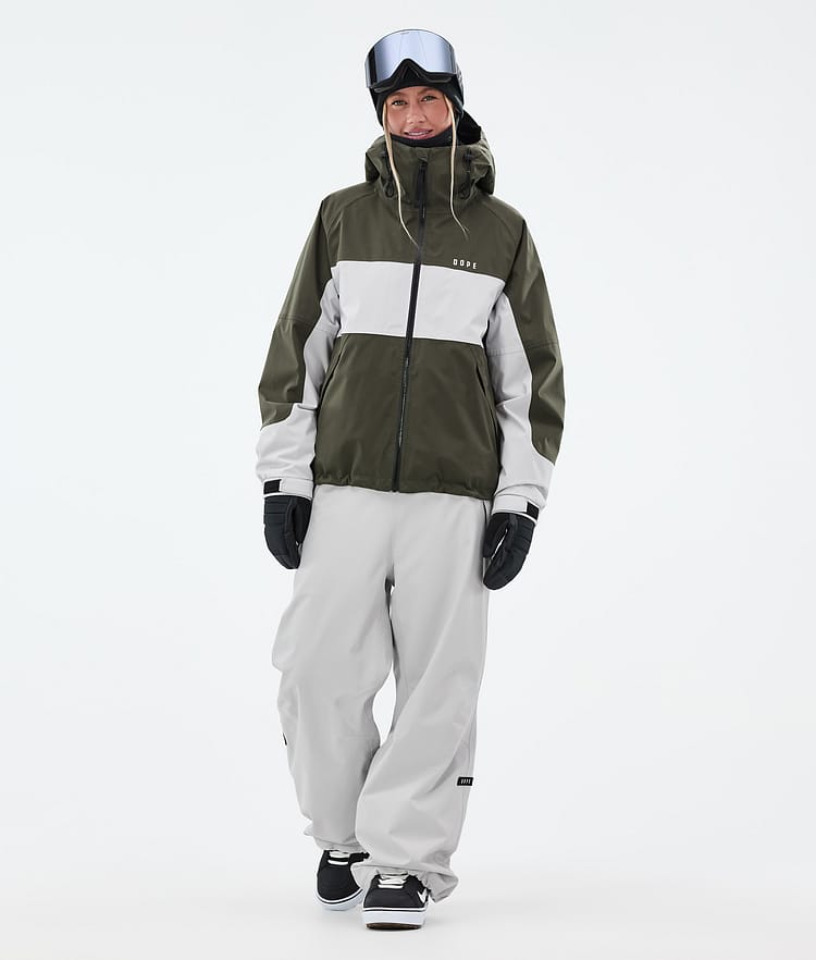 Dope Big W Snowboardhose Damen Light Grey, Bild 2 von 5