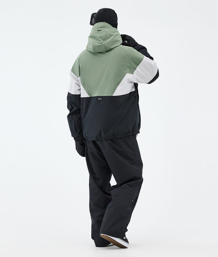 Dope Spartan Snowboardjacke Herren Sport Moss Green/Light Grey/Black, Bild 4 von 8