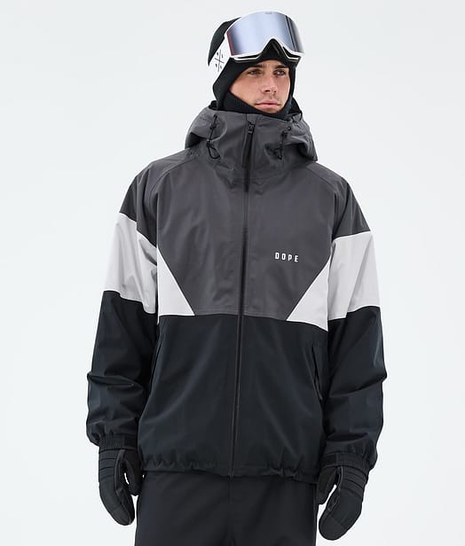 Dope Spartan Snowboardjacke Herren Sport Phantom/Light Grey/Black