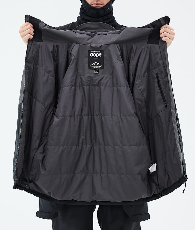 Dope Spartan Snowboardjacke Herren Sport Phantom/Light Grey/Black, Bild 8 von 8