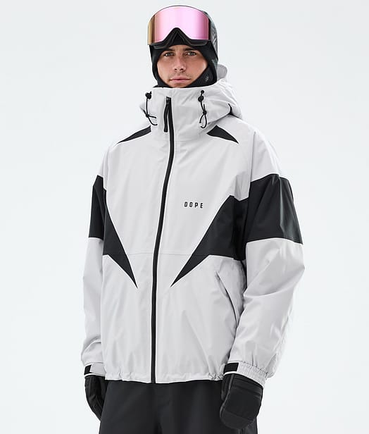 Dope Spartan Snowboardjacke Herren Spike Light Grey/Black